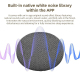Machine À Bruit Blanc Pour Oreiller Ultra-Fine Bluetooth 6.0 Minuterie Arrêt Automatique Double Connexion Habillage Doux en L...