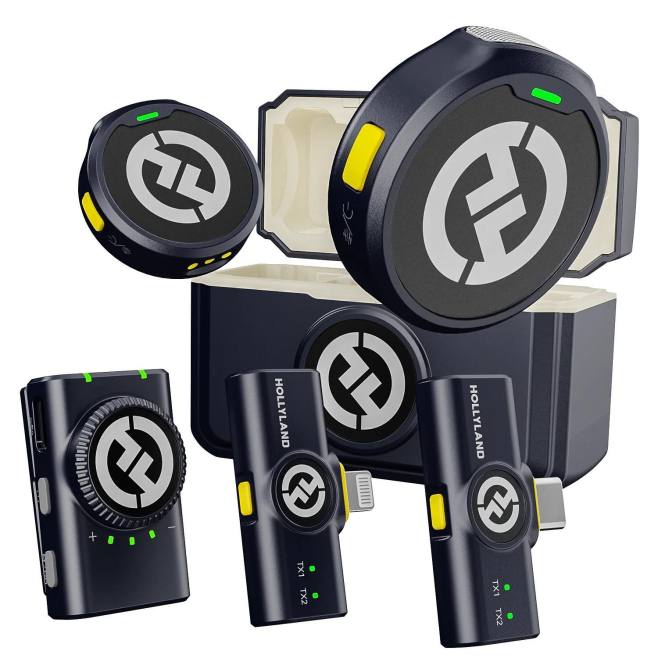 Microphone Cravate Sans Fil Discret 300 M 9 G Audio HiFi 48 KHz 24 Bits 40 H D’Autonomie - www.yonis-shop.com
