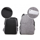 Sac À Dos Ordinateur Portable En Toile Pour 13.3 Pouces Compartiment Rembourré Bretelles Respirantes 37x26x12cm - www.yonis-s...