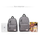Sac À Dos Ordinateur Portable En Toile Pour 13.3 Pouces Compartiment Rembourré Bretelles Respirantes 37x26x12cm - www.yonis-s...
