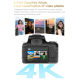 Appareil Photo Numérique 4K 68 Mpx Avec Écran Rabattable Viseur Au Niveau De La Taille Et Zoom 28x - www.yonis-shop.com