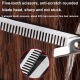 Set De Ciseaux De Coiffure En Acier Inoxydable 8 Pièces Lames Effileuses En V Poignée Ergonomique 17 Cm - www.yonis-shop.com