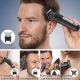 Tondeuse À Cheveux Homme 5 En 1 Étanche IPX6 Avec Éclairage LED Sabot Réglable Écran LCD Et Embouts Nez Barbe - www.yonis-sho...