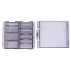 Boîte De Rangement Pour Peignes De Tondeuse Pour Salon De Coiffure 8 Emplacements Couvercle Amovible Lavable - www.yonis-shop...