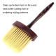 Brosse Balayette De Cou Pour Salon De Coiffure À Manche En Bois Et Poils En Nylon Doux - www.yonis-shop.com
