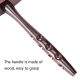 Brosse Balayette De Cou Pour Salon De Coiffure À Manche En Bois Et Poils En Nylon Doux - www.yonis-shop.com