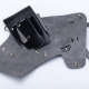 Sacoche Ceinture Porte Outils De Coiffure Organiseur À Ciseaux Double Compartiment Grande Capacité Sangle Amovible En PU - ww...