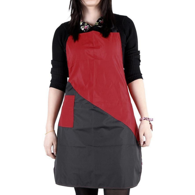 Tablier Sans Manches Pour Salon De Coiffure En Polyester Réglable Séchage Rapide Ne Déteint Pas 75 X 60 Cm - www.yonis-shop.com