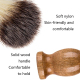 Kit Barbe Homme 3 Pièces Avec Brosse Nylon Bol À Mousse Et Support Antidérapant En Silicone - www.yonis-shop.com