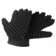 Gants Éponge De Coiffure Réversibles Double Face Noirs 23 X 16 Cm Pour Professionnels De La Coiffure - www.yonis-shop.com