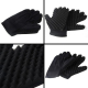 Gants Éponge De Coiffure Réversibles Double Face Noirs 23 X 16 Cm Pour Professionnels De La Coiffure - www.yonis-shop.com