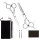 Kit De Ciseaux De Coiffure 7 Pièces Pour Coupe Et Effilage En Acier Inoxydable Ergonomique