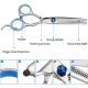 Kit De Ciseaux De Coiffure 7 Pièces Pour Coupe Et Effilage En Acier Inoxydable Ergonomique - www.yonis-shop.com