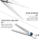 Kit De Ciseaux De Coiffure 7 Pièces Pour Coupe Et Effilage En Acier Inoxydable Ergonomique - www.yonis-shop.com