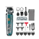 Tondeuse Multifonction 6 En 1 Pour Homme Lame Inox Écran LED USB Étanche IPX6 Autonomie 180 Minutes - www.yonis-shop.com