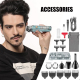 Tondeuse Multifonction 6 En 1 Pour Homme Lame Inox Écran LED USB Étanche IPX6 Autonomie 180 Minutes - www.yonis-shop.com