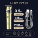 Tondeuse À Cheveux Électrique Lame Céramique Et Acier Inoxydable Autonomie 400 Minutes Recharge USB Deux Vitesses - www.yonis...