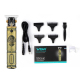Tondeuse À Cheveux Électrique Pour Coiffures Et Motifs Lame Inox Ultra Fine Recharge USB 300 Minutes 3 Sabots - www.yonis-sho...