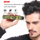 Tondeuse À Cheveux Électrique Pour Coiffures Et Motifs Lame Inox Ultra Fine Recharge USB 300 Minutes 3 Sabots - www.yonis-sho...