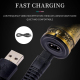 Tondeuse À Cheveux Électrique Pour Coiffures Et Motifs Lame Inox Ultra Fine Recharge USB 300 Minutes 3 Sabots - www.yonis-sho...