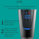 Tondeuse À Cheveux Électrique USB Avec Lame Inox Lavable Autonomie 120 Minutes Et 5 Sabots De Coupe - www.yonis-shop.com
