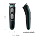 Tondeuse À Cheveux Électrique Rechargeable USB Lame Inoxydable Autonomie 120 Min Lavable 3 Vitesses - www.yonis-shop.com