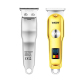 Tondeuse À Cheveux Électrique USB Miniature Lame Inoxydable Affichage LED 120 Minutes D’Autonomie Lavable - www.yonis-shop.com