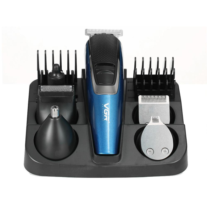 Tondeuse À Cheveux Électrique Multifonction 5 En 1 Pour Cheveux Rasage Favoris Et Nez USB Lame Inox 120 Min D’autonomie - www...