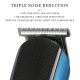 Tondeuse À Cheveux Électrique Multifonction 5 En 1 Pour Cheveux Rasage Favoris Et Nez USB Lame Inox 120 Min D’autonomie - www...