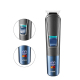 Tondeuse Électrique Homme 10 En 1 Pour Cheveux Barbe Et Nez Avec Lames Inox Écran LED Et 120 Min De Fonctionnement - www.yoni...
