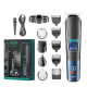 Tondeuse Électrique Homme 10 En 1 Pour Cheveux Barbe Et Nez Avec Lames Inox Écran LED Et 120 Min De Fonctionnement - www.yoni...