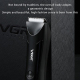 Tondeuse À Cheveux Portable Rechargeable USB Lavable IPX5 Autonomie 120 Min Affichage LED Et 4 Sabots - www.yonis-shop.com