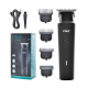 Tondeuse À Cheveux Professionnelle USB Rechargeable Avec Lame Inoxydable Lavable Autonomie De 500 Minutes 3 Sabots - www.yoni...