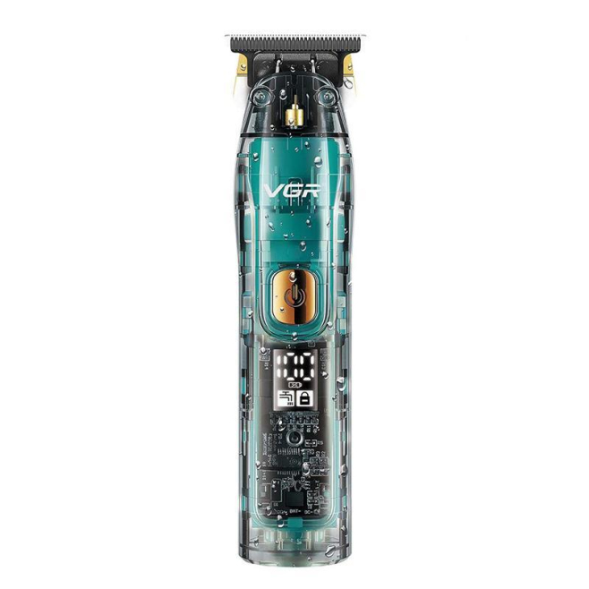 Tondeuse À Cheveux Rechargeable USB Avec Affichage LED Autonomie 180 Minutes Étanche IPX7 Entièrement Lavable - www.yonis-sho...