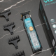 Tondeuse À Cheveux Rechargeable USB Avec Affichage LED Autonomie 180 Minutes Étanche IPX7 Entièrement Lavable - www.yonis-sho...