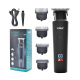 Tondeuse À Cheveux Électrique Rechargeable USB Pour Salon Lame Inox Lavable Écran LED Autonomie 500 Minutes 3 Sabots - www.yo...
