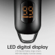 Tondeuse À Cheveux Électrique À Recharge USB Avec Lame Inoxydable Lavable Affichage LED Et Autonomie De 120 Min - www.yonis-s...