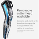 Tondeuse À Cheveux Électrique Rechargeable USB 20 Longueurs Réglables De 0.5 À 10 Mm Autonomie 90 Minutes Lame Inox Lavable -...