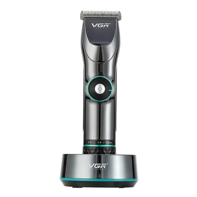 Tondeuse À Cheveux Rechargeable USB Avec Affichage Numérique 15 Niveaux De Puissance 400 Minutes D’Autonomie Et 6 Peignes - w...