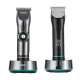 Tondeuse À Cheveux Rechargeable USB Avec Affichage Numérique 15 Niveaux De Puissance 400 Minutes D’Autonomie Et 6 Peignes - w...