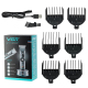 Tondeuse À Cheveux Rechargeable USB Avec Affichage Numérique 15 Niveaux De Puissance 400 Minutes D’Autonomie Et 6 Peignes - w...