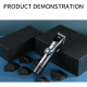Tondeuse À Cheveux Rechargeable USB Avec Affichage Numérique 15 Niveaux De Puissance 400 Minutes D’Autonomie Et 6 Peignes - w...
