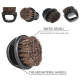 Brosse De Rasage Portable Pour Homme En ABS À Poils Nylon À Séchage Rapide Avec Anneau De Préhension Pour Voyage - www.yonis-...