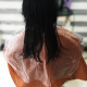 Capes De Coiffure Jetables 200 Pièces Pour Coloration Imperméables Et Résistantes Aux Taches Transparentes En HDPE - www.yoni...