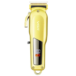 Tondeuse À Cheveux Électrique Rechargeable USB 180 Minutes Affichage LED Lames Inox 6 Guides De Coupe