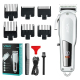 Tondeuse À Cheveux Électrique Rechargeable USB 180 Minutes Affichage LED Lames Inox 6 Guides De Coupe - www.yonis-shop.com