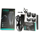 Tondeuse À Cheveux Électrique 8 En 1 Avec Lame En Acier Inoxydable 9 W Réduction Du Bruit À Environ 60 dB Prise EU - www.yoni...