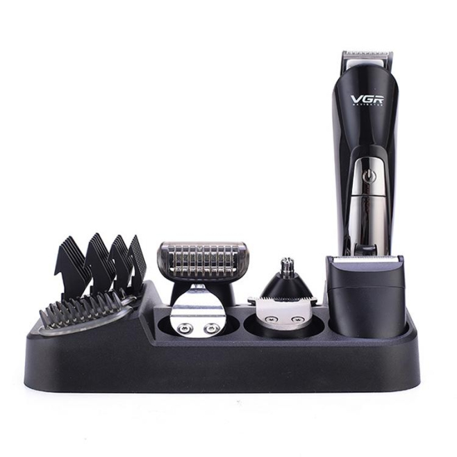 Tondeuse À Cheveux 6 En 1 Tête En T Inox Autonomie 120 Minutes Lavable Avec 7 Guides De Coupe - www.yonis-shop.com