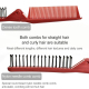 Peigne Pliable De Voyage Anti Statique Pour Cheveux Bouclés Massage Doux Résistant À La Chaleur 21 g - www.yonis-shop.com