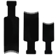 Brosse Applicatrice De Coloration Capillaire Pour Sélectionner Et Colorer Les Cheveux En Plastique Tailles S M Et L - www.yon...